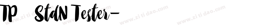 TP明朝 StdN Tester字体转换